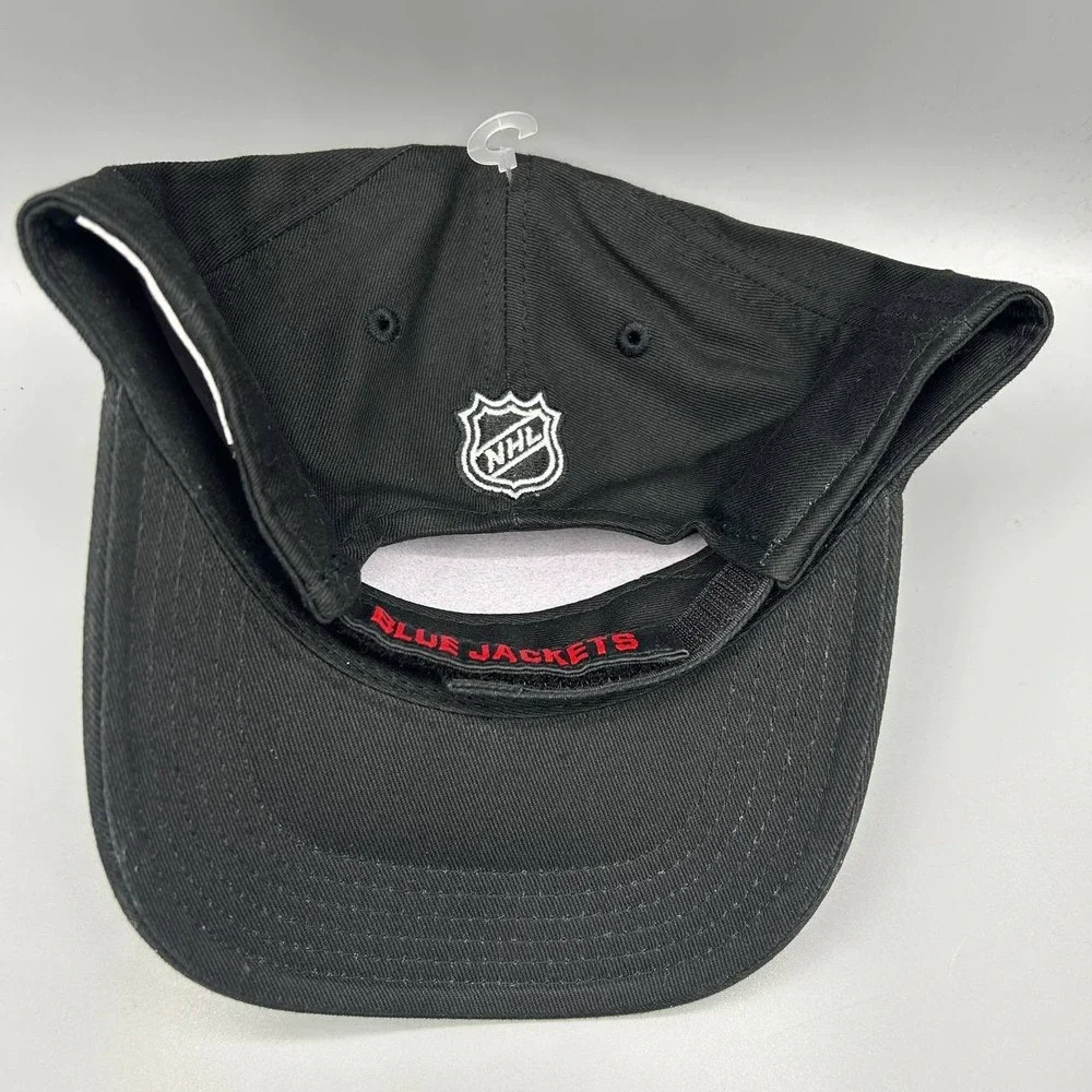 Columbus Blue Jackets‎ Hat Youth Black Embroidered NHL Strap Back Cap Cotton New